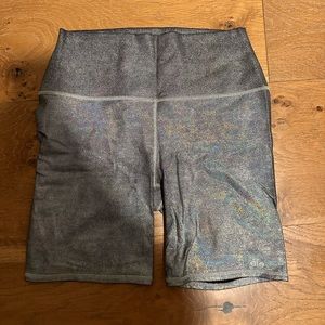 Alo Yoga Sparkly Bike Shorts